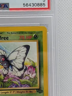 1999 POKEMON JUNGLE 1ST EDITION #33 BUTTERFREE PSA 5 - Image 5