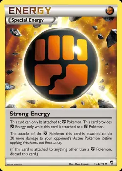 Pokemon Strong Energy (104/139) Furious Fists LP - Image 1