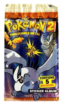 2022 POKEMON PRISMA METAL EVOLUCIONES 2 STICKER ALBUM COLLECTION PACK SEALED - Image 1