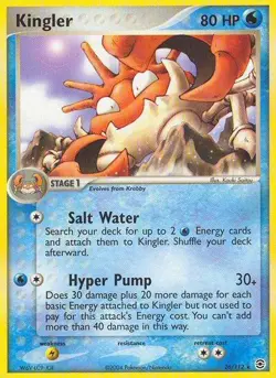 Pokemon Kingler (26/116) FireRed & LeafGreen LP - Image 1
