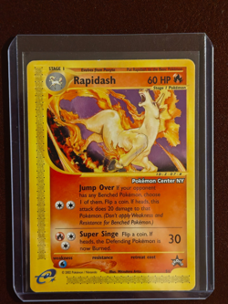 Rapidash # 51/53 Black Star Promo Pokemon Center NY Stamped RARE - Image 1