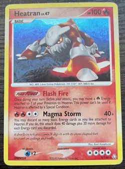 Heatran 6/146 Pokemon TCG Diamond & Pearl Legends Awakened Holo MP - Image 1