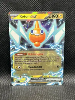Rotom ex 029/094 DOUBLE RARE HOLO Phantasmal Flames Me02 Pokemon English Foil - Image 3