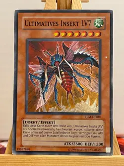 Ultimatives Insekt LV7 TLM-DE010 Super Rare Deutsch EX YUGIOH - Image 1
