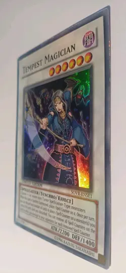 Tempest Magician - SOVR-ENSE1 - Super Rare - Limited Edition - Yugioh Light Play - Image 3