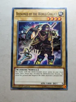 Beckoned by the World Chalice - COTD-EN020 - Common 1st Edition Yugioh - Image 1