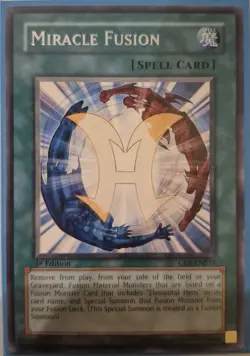 YuGiOh Miracle Fusion Rare 1st Edition CRV-EN039 - Image 1