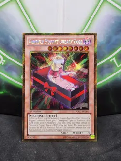 Yugioh Gimmick Puppet Dreary Doll PGLD-EN001 Gold Secret 1st Edition NM - Image 1