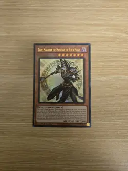 Dark Magician The Magician of Black Magic INFO-EN006 1st Ultra Rare NM Yugioh - Image 1