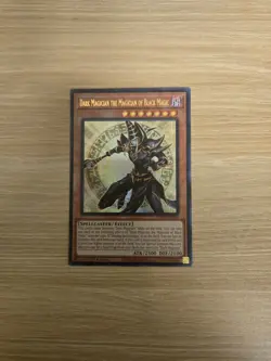 Dark Magician The Magician of Black Magic INFO-EN006 1st Ultra Rare NM Yugioh - Image 2