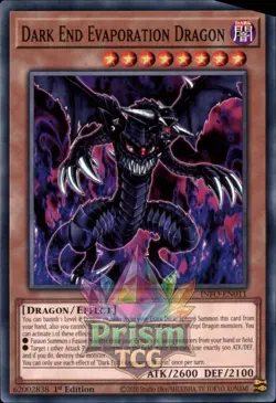 1st Ed Dark End Evaporation Dragon INFO-EN011 Yugioh - Image 1