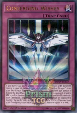 1st ed Converging Wishes ultra rare DUSA-EN037 Yugioh - Image 1