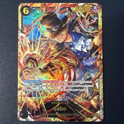 Sabo SEC OP13-120 One Piece Carrying On His Will English NM Pack Fresh - Image 2