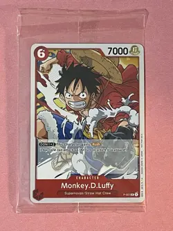 Alt-Art Monkey D. Luffy Super Pre-Release Promo P-001 One Piece Card Game Sealed - Image 1