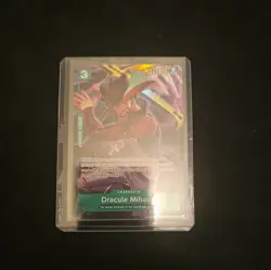 DRACULE MIHAWK ILLUSTRATION VOL. 4 ONE PIECE PROMO CARD SEALED ST12-003 SEALED - Image 1