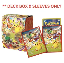 *NO PROMO CARD* Pokemon Center TOHOKU Deck Box and Sleeves SPECIAL BOX - Image 1