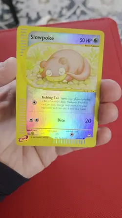 Aquapolis 2003 Slowpoke Reverse Holo 108/147 Pokemon Card (NM) - Image 2