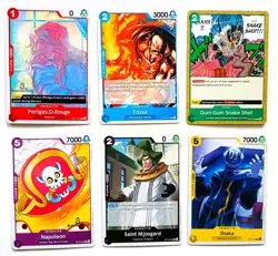 One Piece 3rd Anniversary Gold Stamped 6 Card Promo Bundle - Image 1