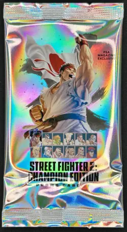 Street Fighter 2 Champion Edition Promo Card PSA Magazine Sealed - Image 1