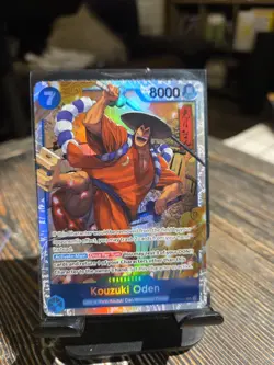 Kouzuki Oden ST22-005 SR One Piece Card Game foil NM-Mint - Image 1