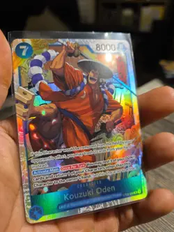 Kouzuki Oden ST22-005 SR One Piece Card Game foil NM-Mint - Image 3