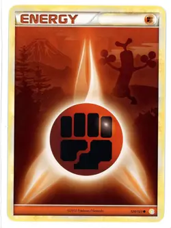 Fighting Energy 120/123 HeartGold & SoulSilver Base Set Pokemon Card - Image 1