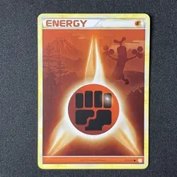 Fighting Energy 120/123 HeartGold & SoulSilver Base Set Pokemon Card - Image 2