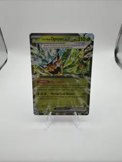 Pokemon TCG Twilight Masquerade Teal Mask Ogerpon EX Card 025/167 - Image 1