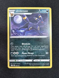 Pokemon Umbreon Promo Card 009/015 McDonald's 2024 Stage 1 110HP Regular - Image 1