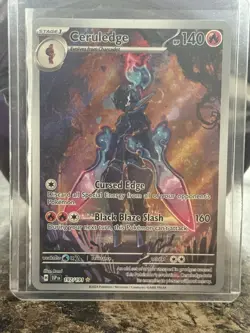 Ceruledge Surging Sparks Illustration Rare Pokemon TCG Card 197/191 NM Condition - Image 1