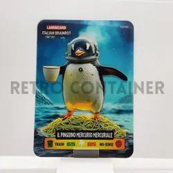 LAMINCARD ITALIAN BRAINROT DIRAMIX Cards 2025 - 75 Pinguino Mercurio Mercuriale - Image 1