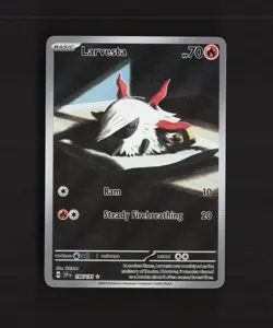 Larvesta 196/191 Surging Sparks Full Art Ultra Rare Holo Pokemon Card NM - Image 1