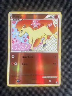 Pokemon Card Ponyta Triumphant Reverse Holo 72/102 NM - Image 1