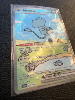 Pokemon TCG Bubble Mew EX 232/091 Paldean Fates Special Illustration Rare Card - Image 3
