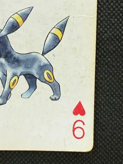 Pokemon Umbreon 9 of Hearts Gold Deck Ho-oh Playing Card Poker Nintendo - Image 4