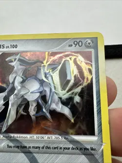 Arceus Lv. 100 AR9 Platinum Holo Rare Pokemon Card TCG LP - Image 4