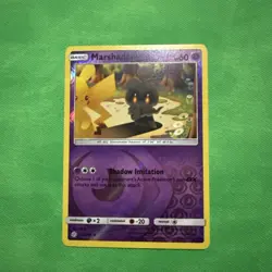 Pokemon Marshadow Cosmic Eclipse 103/236 Rare Reverse Holo TCG Card Sun Moon - Image 1