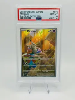 Mimikyu 075 Scarlet & Violet Promo Cards Holo PSA 10 Gem Mint - Image 1