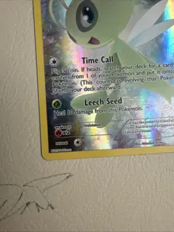Pokemon TCG Mythical Celebi XY111 Full Art Black Star Holo Promo Card - Image 5