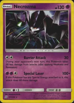 Necrozma (Cracked Ice Holo) 101/236 Holo Rare Deck Exclusives Pokemon Card LP - Image 1