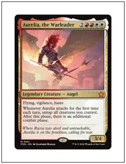 1x Aurelia, the Warleader, Magic the Gathering MTG NM - Image 1