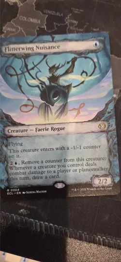 MTG Flitterwing Nuisance Borderless Lorwyn - Image 1