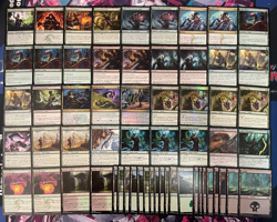 MTG - SNAKE DECK - VRASKA THE SILENCER, PILLAGE THE BOG, DEATHTOUCH, OROCHI ~ - Image 1