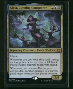 Commander: Wilds of Eldraine Alela, Cunning Conqueror #3 - Image 1