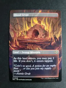 Blood Crypt (Borderless) Rare MTG Lorwyn Eclipsed - Image 2