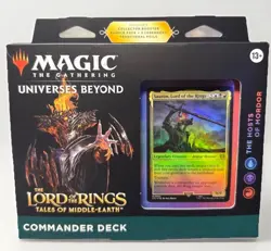 MTG LOTR Commander Deck - The Hosts of Mordor - Factory Sealed - Image 1