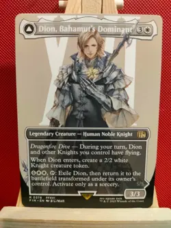 Dion, Bahamut's Dominant (Borderless) - Final Fantasy - NM - MTG - Image 1