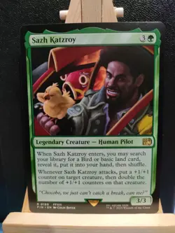 Sazh Katzroy - Final Fantasy - Rare - NM (see pics) MTG - Image 1