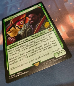 Sazh Katzroy - Final Fantasy - Rare - NM (see pics) MTG - Image 3