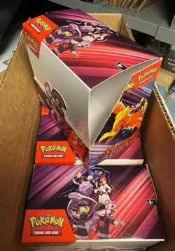 Pokemon Case Of 6 **EMPTY** Destined Rivals Booster Boxes - Image 2